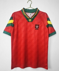 Retro Version Portugal Home Red Thailand Soccer Jersey AAA-C1046