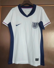 2024-25  England Home White  Female Thailand Soccer Jersey