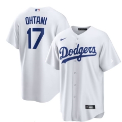 New MLB Los Angeles Dodgers White #17 Jersey
