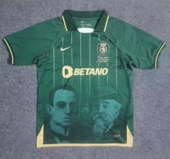 2024-2025 Commemorative Version Sporting Clube de Portugal Green Thailand Soccer Jersey AAA-6032