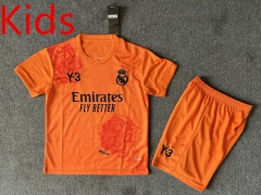 2024-2025 Real Madrid Orange Kids/Youth Soccer Uniform-6748