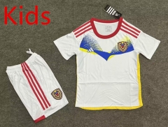 2024-25 Venezuela Away White Kids/Youth Soccer Uniform-3454