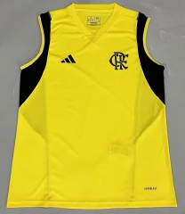 (S-4XL) 2024-25 Flamengo Yellow Thailand Soccer Vest AAA-5668