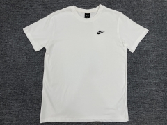 Nike White  Cotton T-shirt-LH