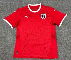 （s-4xl）2024-25 Austria Home Red Thailand Soccer Jersey AAA-512