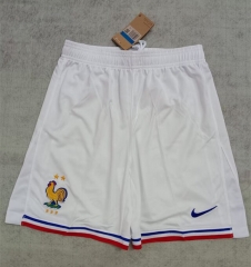2024-25 France Home White Thailand Soccer Shorts