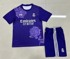 2024-2025 Real Madrid Purple Soccer Uniform-709
