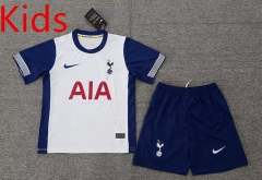 2024-2025 Tottenham Hotspur Home White Kid/Youth Soccer Uniform-2353