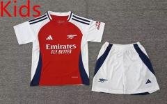 2024-2025 Arsenal Home Red Kids/Youth Soccer Uniform-2353