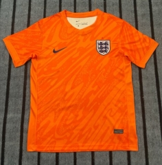 2024-2025 England Goalkeeper Orange Thailand Soccer Jersey AAA-422