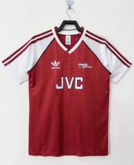 Retro Version 98-90 Arsenal Home Red Thailand Soccer Jersey AAA-811