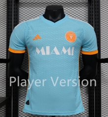 Player Version 2024-2025 Inter Miami CF 2nd Away Blue Thailand Soccer Jersey AAA-888