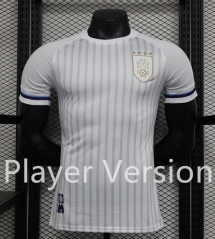 Player Version 2024-25 Uruguay Away White Thailand Soccer Jersey AAA-888