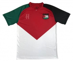 2024-2025 Palestino White&Red Thailand Soccer Jersey AAA-2038