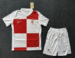 2024-2025 Croatia Home Red&White Soccer Uniform-GB