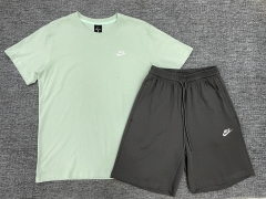 Nike Green Cotton T-shirt uniform-LH