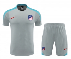 2024-2025 Atletico Madrid Grey Thailand Soccer Uniform-4627