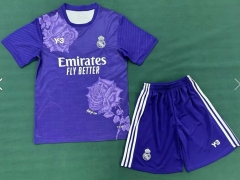 2024-25 Real Madrid Y3 Purple Soccer Uniform-6748