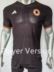 Player Version 2024-2025 Roma Away Black Thailand Soccer Jersey AAA-9070