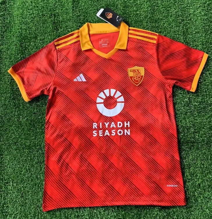 2024-2025 Roma 4th Away Red Thailand Soccer Jersey AAA-7902