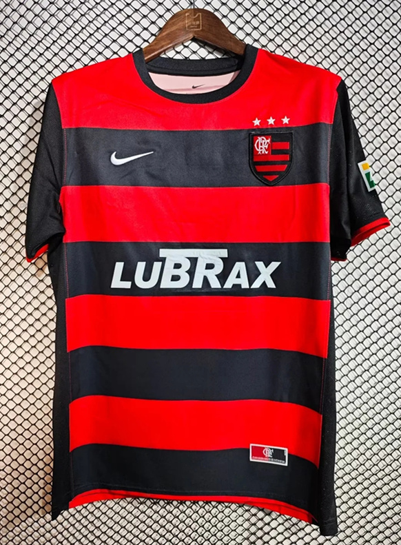 Retro Version 2001 Flamengo Red Thailand Soccer Jersey AAA-2669