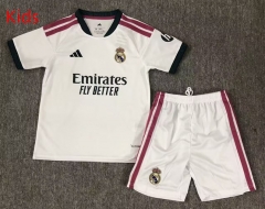 26-27 Real Madrid Home White Kids/Youth Soccer Uniform-6850