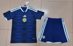 2026 world cup Scotland Home Royal Blue  Soccer Uniform-718