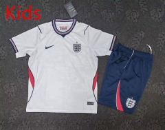 2026-27 correct version World Cup England Home White Kids/Youth Soccer Uniform-2483