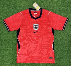 （s-4xl）correct version 2026 England Away Red Thailand Soccer Jersey AAA-403