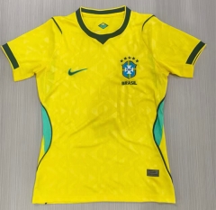 （s-4xl）2026-27 Brazil Home Yellow Thailand Women Soccer Jersey AAA-2483