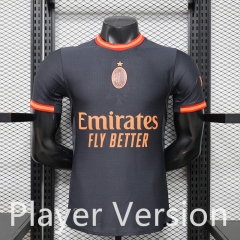 Player Version 2026-2027 AC Milan 2nd Away Black Thailand Soccer Jersey AAA-888