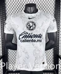Player Version 2024-2025 Retro Version Club América 2nd Away White Thailand Soccer Jersey AAA-3821