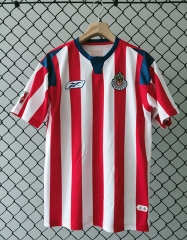 (S-3XL ) Retro Version 04-05 Deportivo Guadalajara Home Red&White Thailand Soccer Jersey AAA-2851