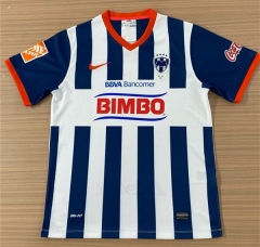 Retro Version 2013-2014 Monterrey Home Blue&White Thailand Soccer Jersey AAA-6895
