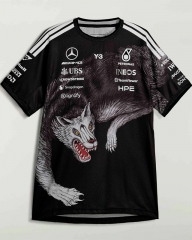 (S-5XL) 2026 Mercedes Black&Gray Formula One Racing Suit