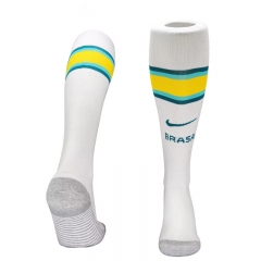 2026 World Cup Brazil Home White  Soccer Socks