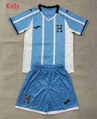 2026-27 Honduras Away Blue Kids/Youth Soccer Uniform-AY